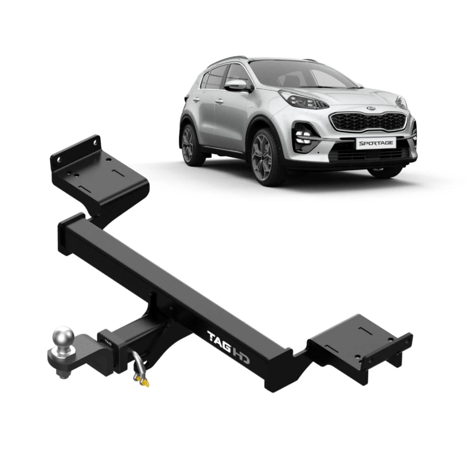 TAG | Heavy Duty Towbar & Universal Wiring Kit | KIA Sportage QL QLE SUV Wagon 2015–2021 | T7K694-K301