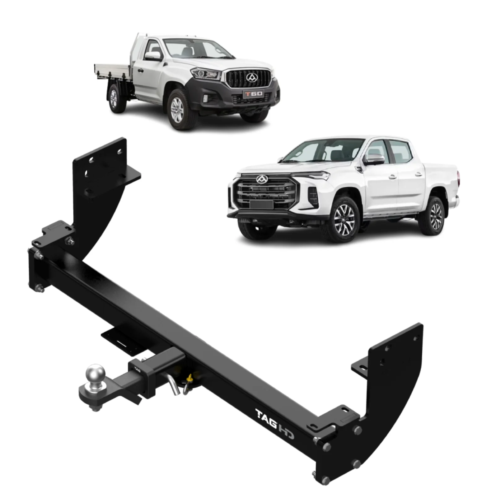 TAG | Heavy Duty Towbar & Universal Wiring Kit | LDV T60 T60 Max SK8C Ute Megatub 2024–On | T7P702-K301