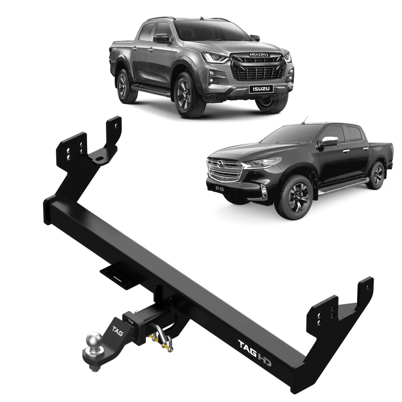 TAG | Heavy Duty Towbar | Mazda BT-50 Isuzu D-MAX TF 2020–ON | T4H771