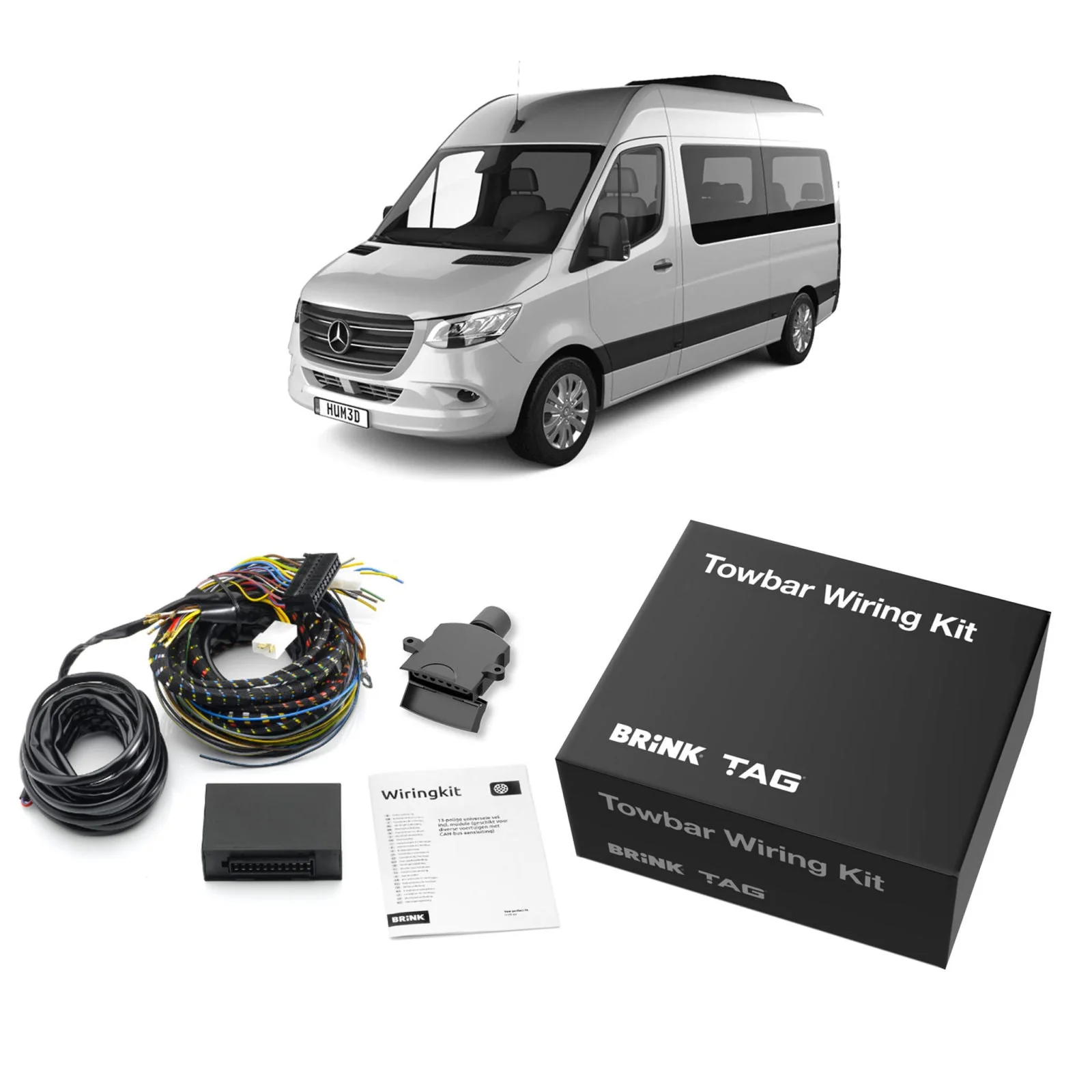 TAG | Heavy Duty Towbar & Direct Fit Wiring Kit | Mercedes-Benz Sprinter 907 5,0T Narrow MWB 2019–On | T7P711-K101 - Image 2