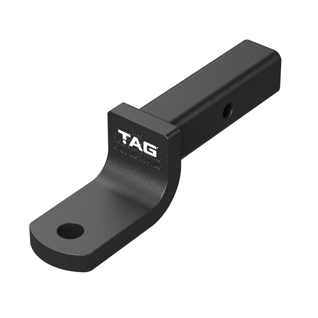 TAG | Tow Ball Mount 50mm Square Hitch | 208mm Long 40mm Drop 2500kg GTW | L4180