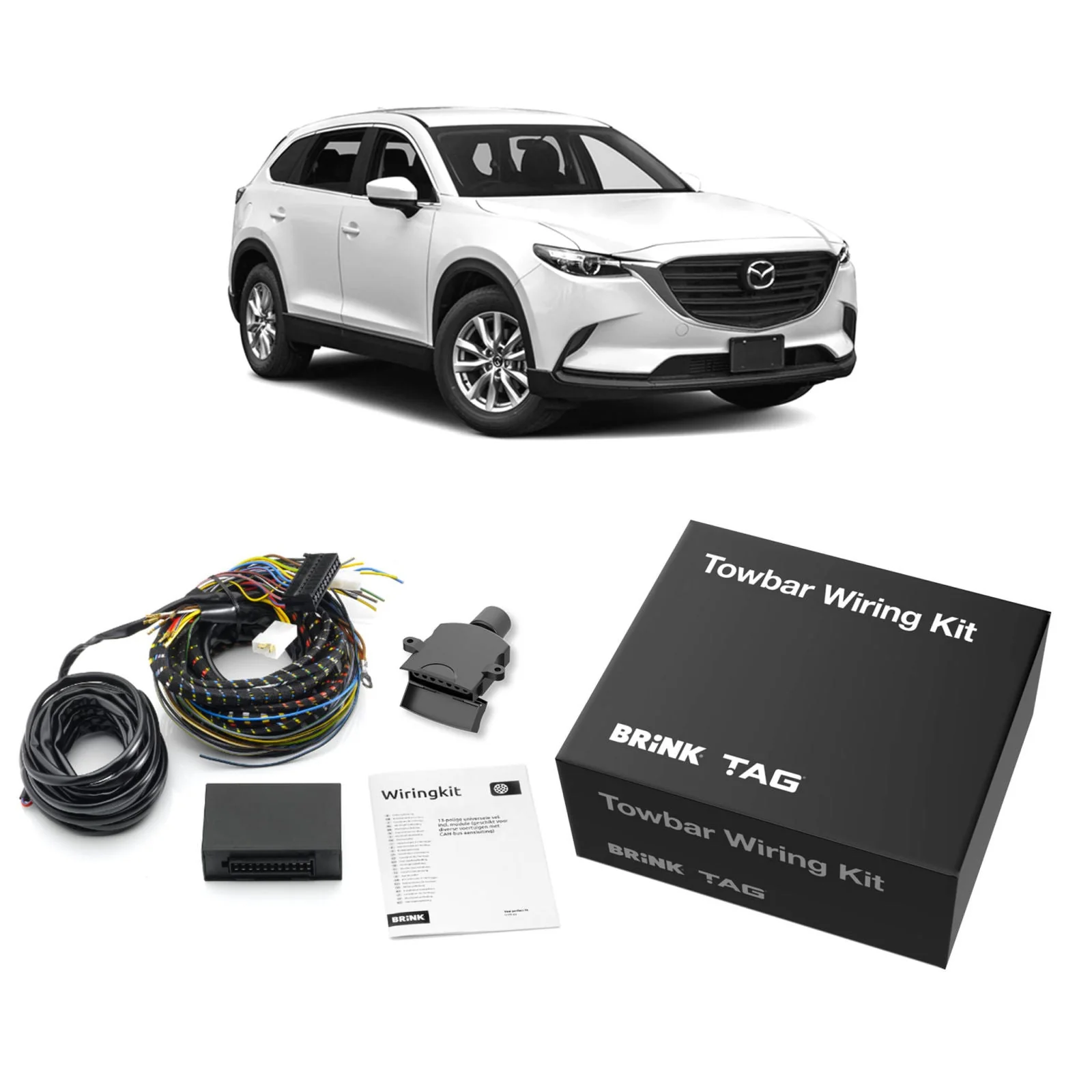 TAG | Heavy Duty Towbar & Digital Wiring Kit | Mazda CX-9 TB SUV/Wagon 2007–2016 | T4M563-K101 - Image 2