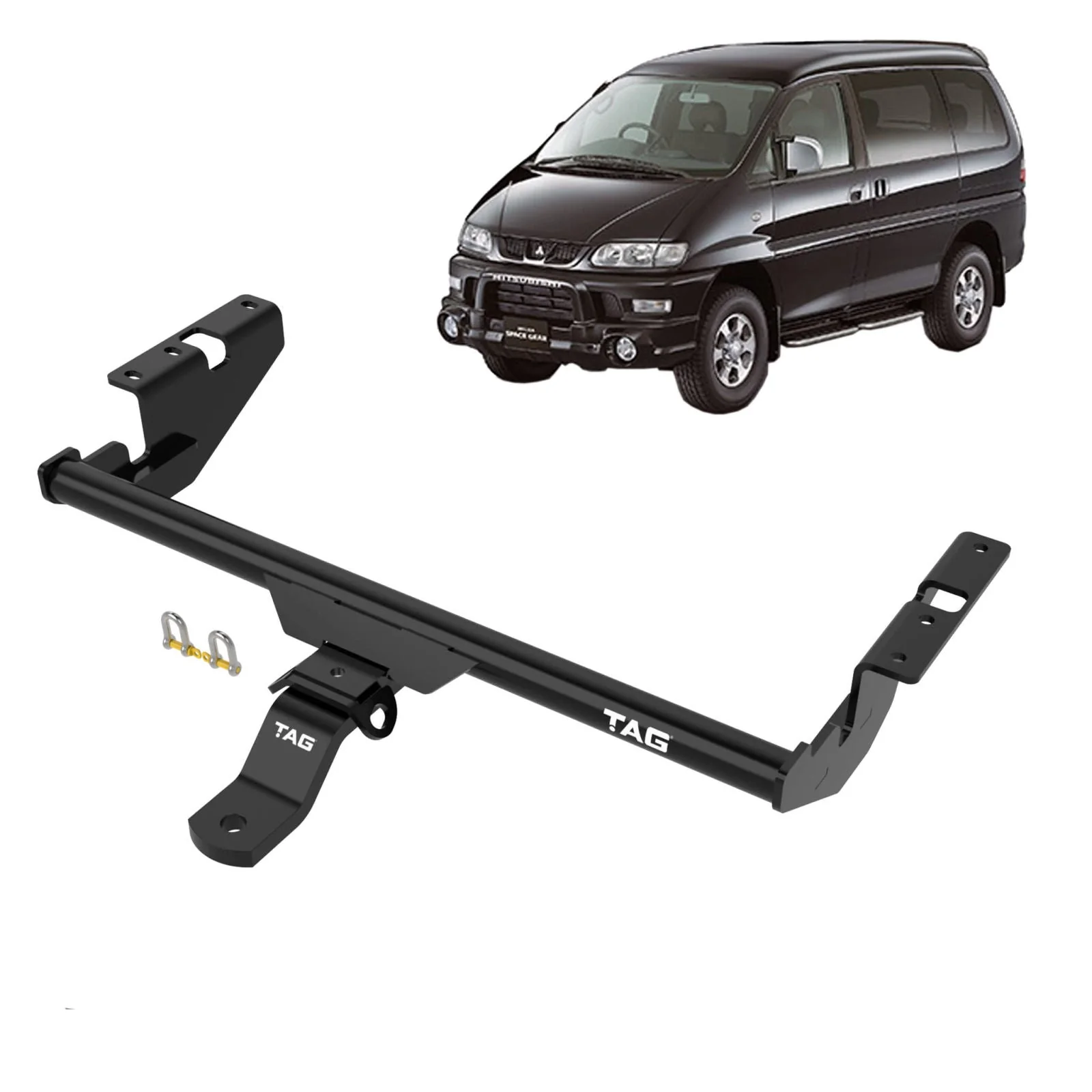 TAG | Standard Duty Towbar & Universal Wiring Kit | Mitsubishi Delica L400 Van 1994–1997 | T2C005-K301 - Image 2