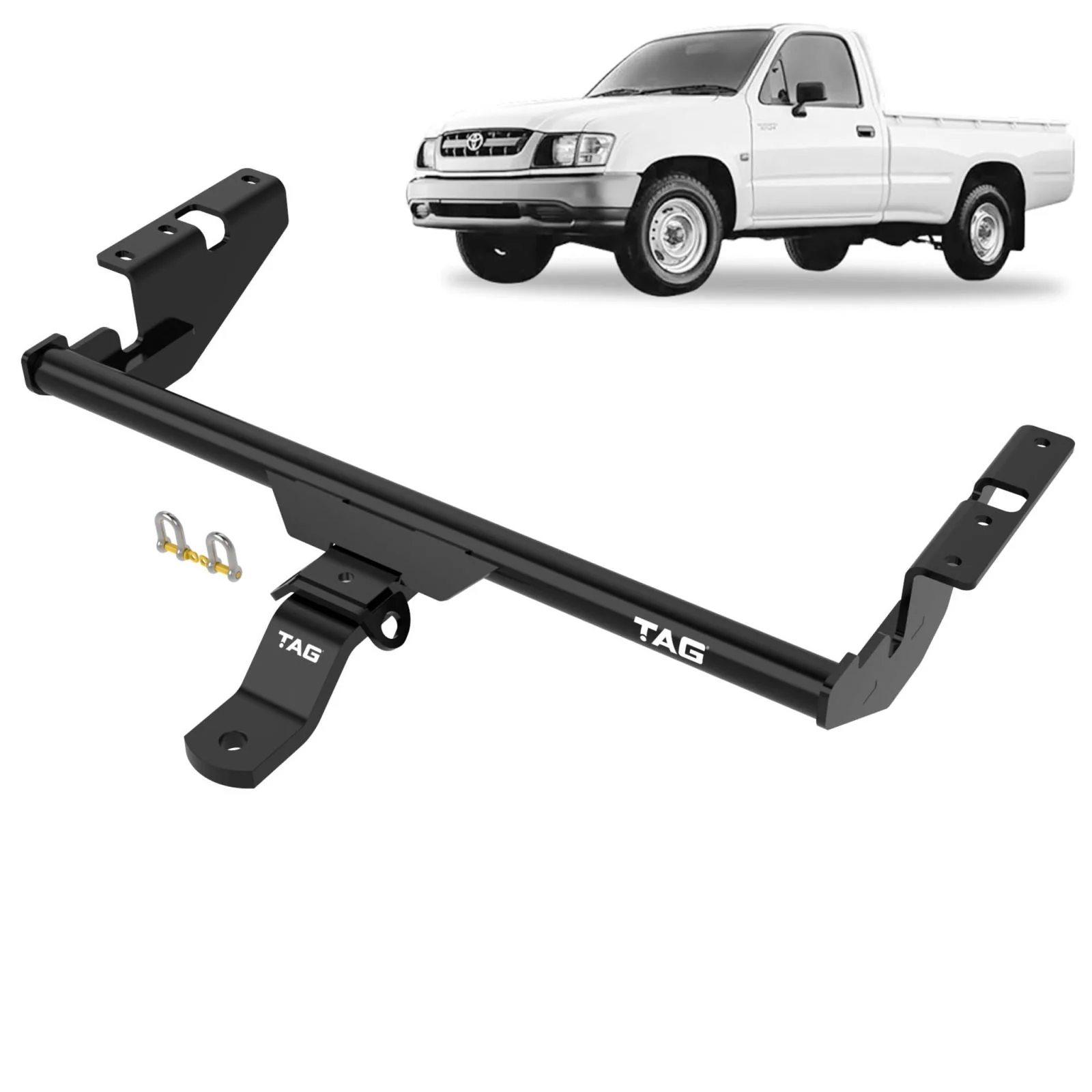 TAG | Standard Duty Towbar & Direct Fit Wiring Kit | Toyota Hilux 1982–2005 | T2T078-K201 - Image 2