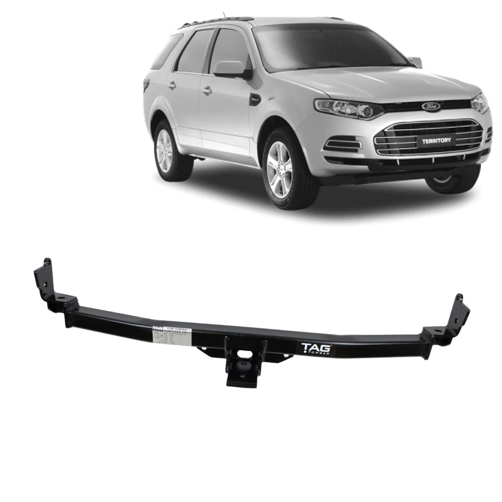 TAG | Standard Duty Towbar & Direct Fit Wiring Harness Kit | Ford Territory SX SY SZ 2004–2016 | T2F475-K201