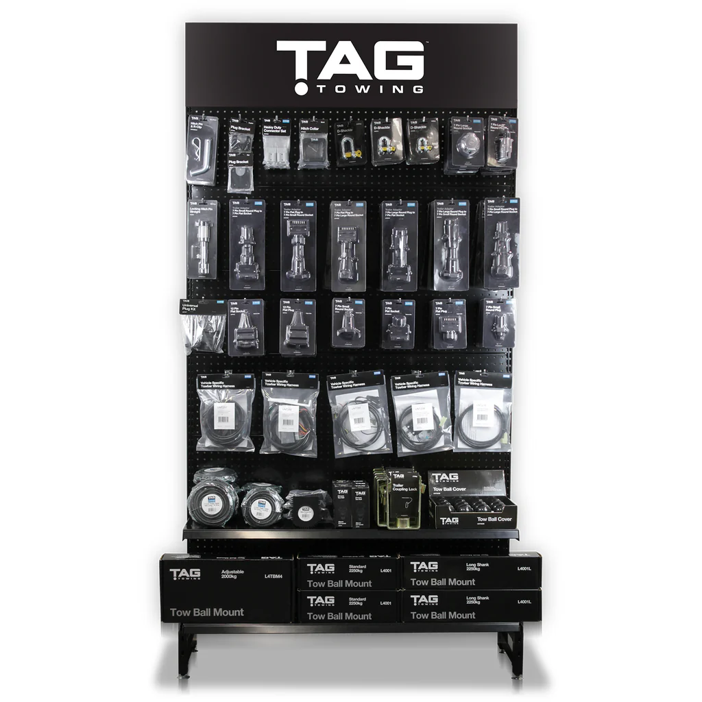 TAG | Towing Accessory Starter Pack & Display Rack | TAGPACKSTR