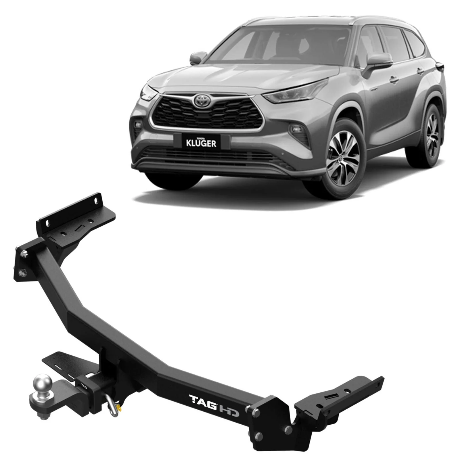 TAG | Heavy Duty Towbar & Direct Fit Wiring Harness | Toyota Kluger GSU/AXUH 2021–On | T7T809-K201