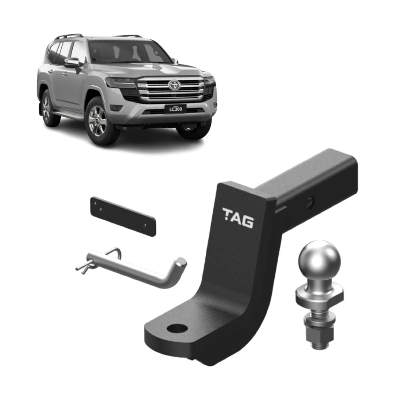 TAG | Heavy Duty Towbar Kit | Toyota Landcruiser 300 & Prado 250 Series 2021–on | TKT864