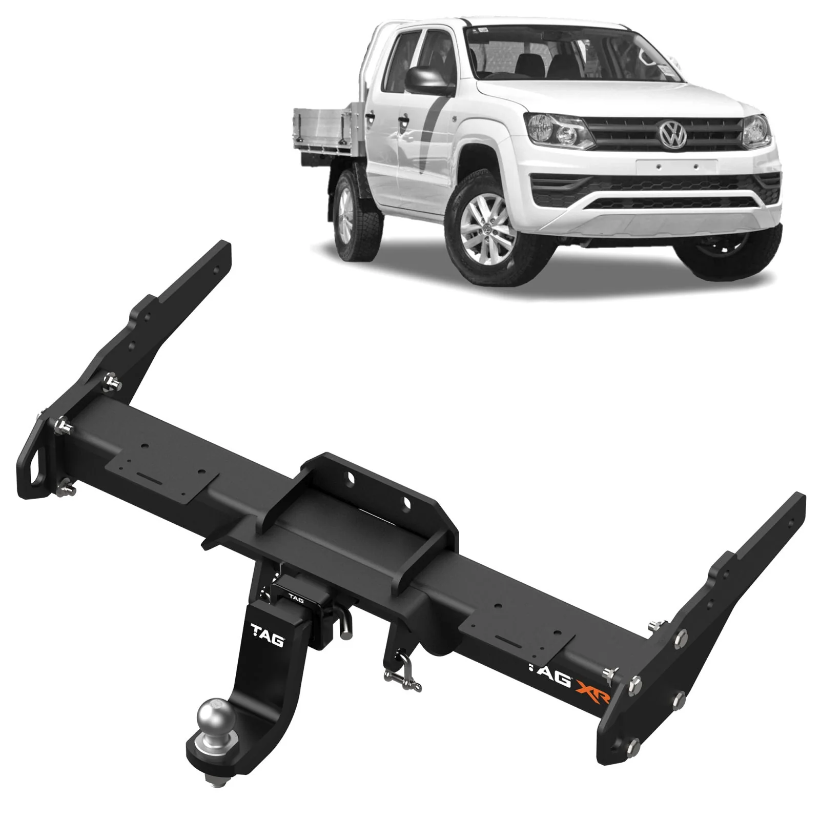 TAG | Extreme Recovery Towbar & CAN-Bus Wiring Kit | VW Amarok 2H Cab Chassis 2011–2022 | TXR807-K101 - Image 2