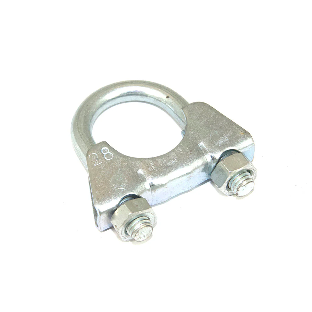 Redback - U-Bolt Clamp - Inside diameter 41mm (1-5/8" Inch), Zinc Plated, Packed Bag - Image 2