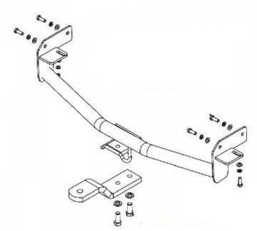Trailboss - Towbar Suited For Mitsubishi Lancer Wagon/Sportwagon ES (2004 - 200…