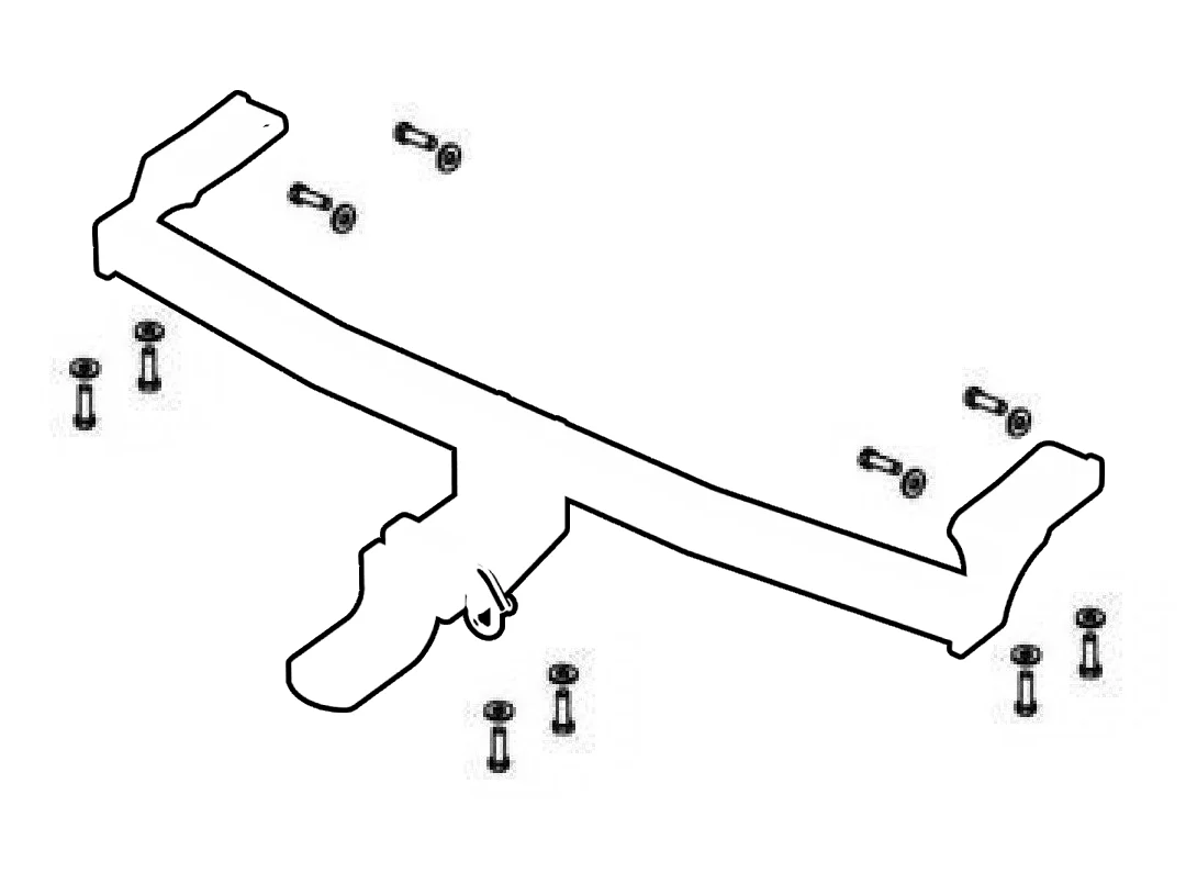 Trailboss - Towbar Suited For Ssangyong Dual Cab Ute (2004 - 2007)
