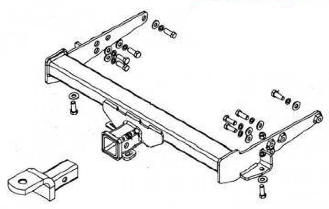 Trailboss - Towbar Suited For Volkswagen Transporter Multivan T5 (2010 - 2015)