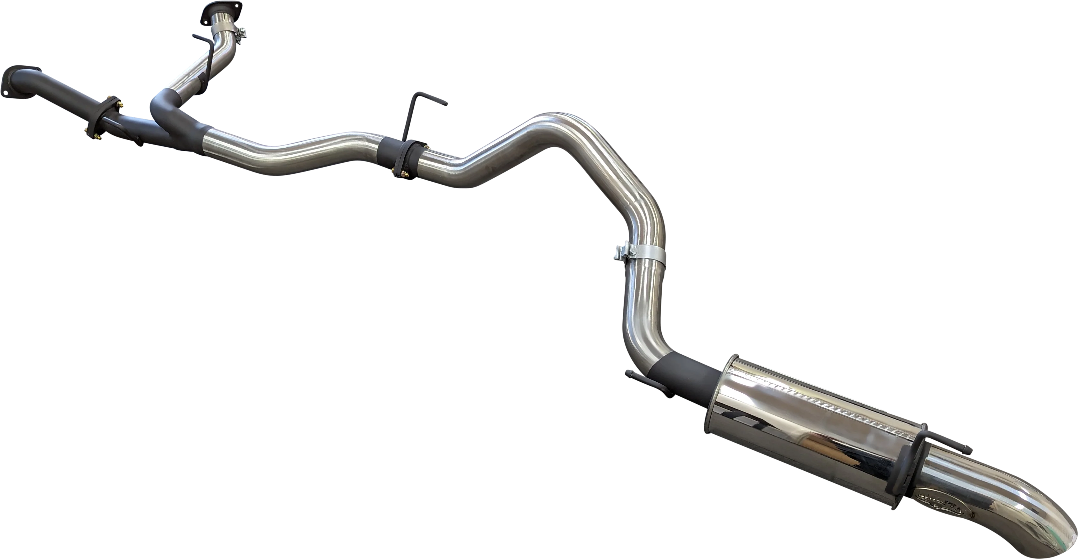 Manta | 2.5″ Dual DPF Back into 3″ Single with Rear Muffler & 4″ Tip | Toyota Landcruiser 200 VDJ200 4.5L V8 Diesel Wagon 2007–2021 - Image 2