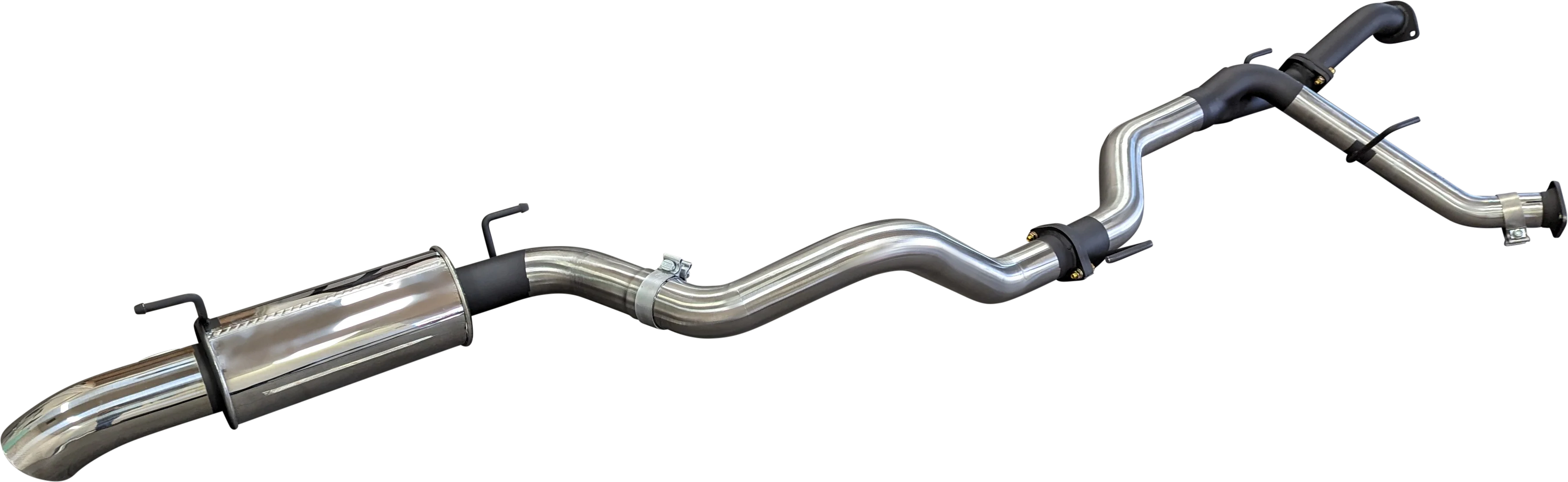 Manta | 2.5″ Dual DPF Back into 3″ Single with Rear Muffler & 4″ Tip | Toyota Landcruiser 200 VDJ200 4.5L V8 Diesel Wagon 2007–2021 - Image 4