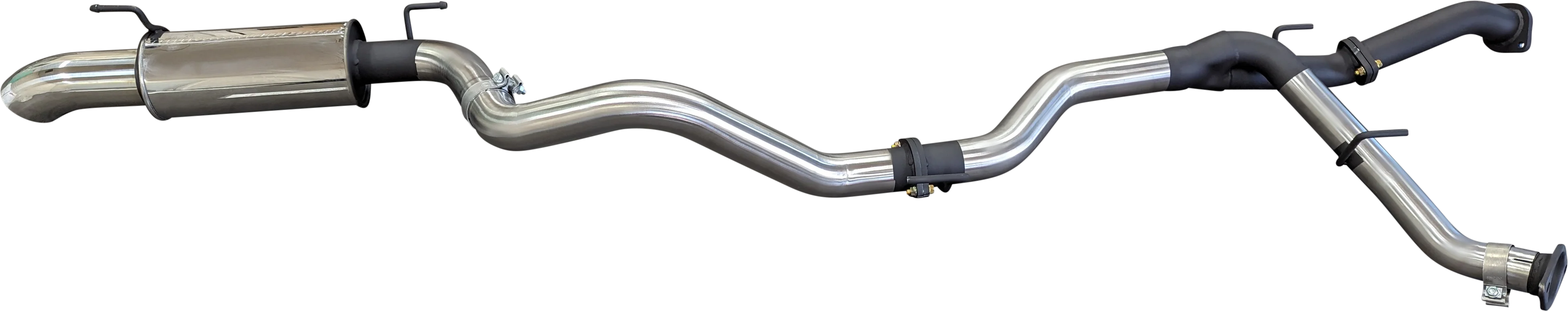 Manta | 2.5″ Dual DPF Back into 3″ Single with Rear Muffler & 4″ Tip | Toyota Landcruiser 200 VDJ200 4.5L V8 Diesel Wagon 2007–2021 - Image 5