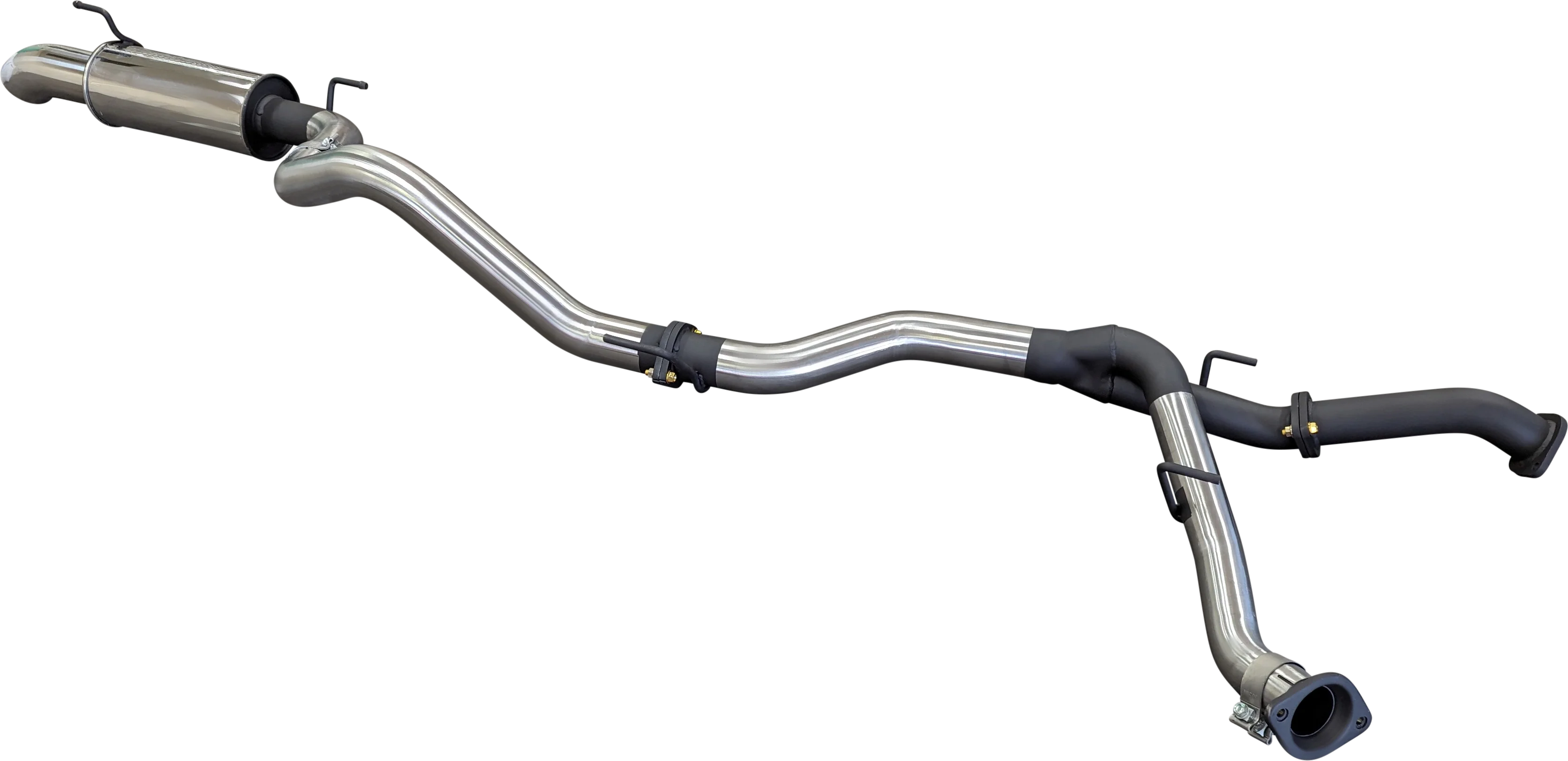 Manta | 2.5″ Dual DPF Back into 3″ Single with Rear Muffler & 4″ Tip | Toyota Landcruiser 200 VDJ200 4.5L V8 Diesel Wagon 2007–2021 - Image 6