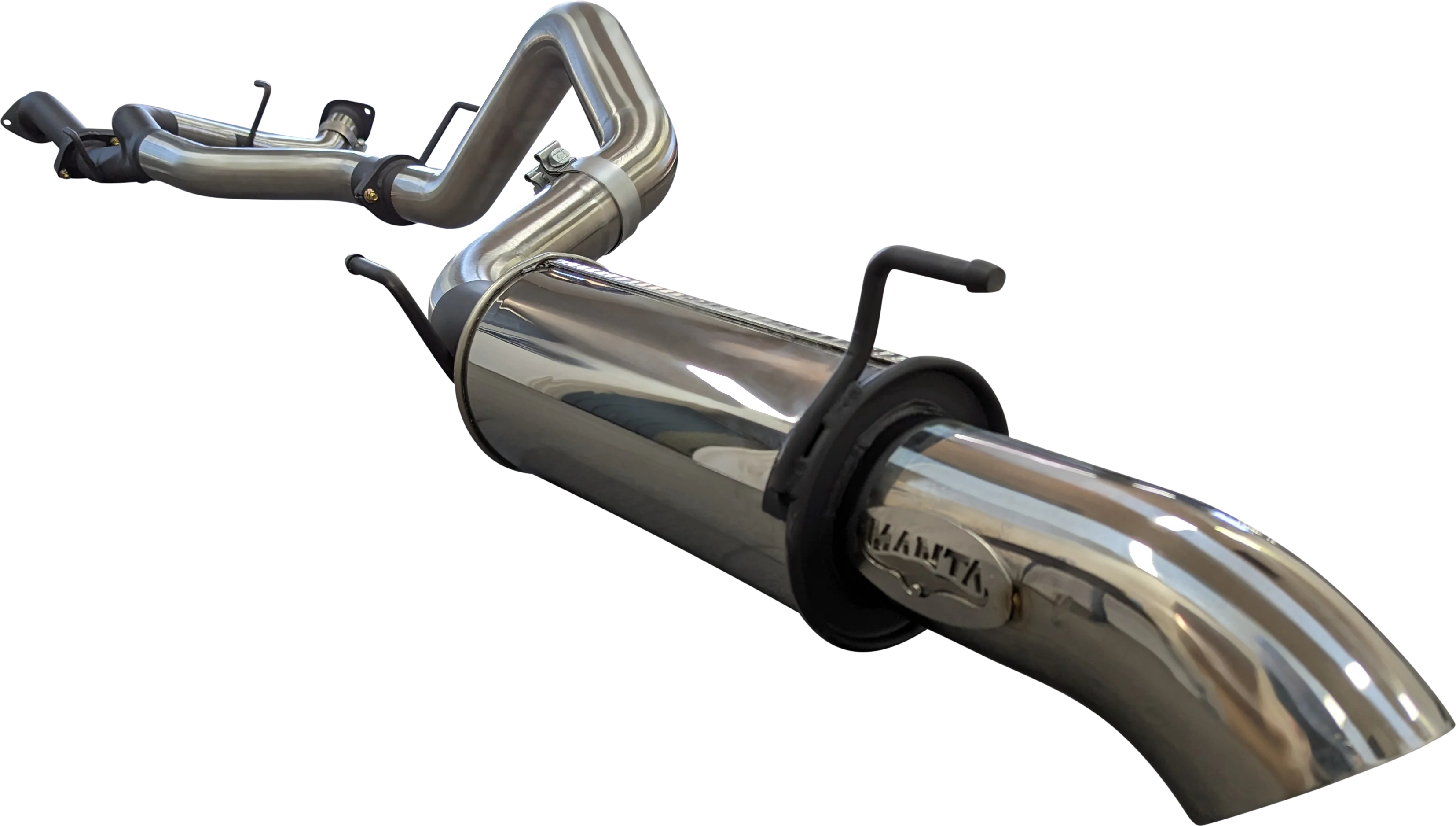 Manta | 2.5″ Dual DPF Back into 3″ Single with Rear Muffler & 4″ Tip | Toyota Landcruiser 200 VDJ200 4.5L V8 Diesel Wagon 2007–2021 - Image 7