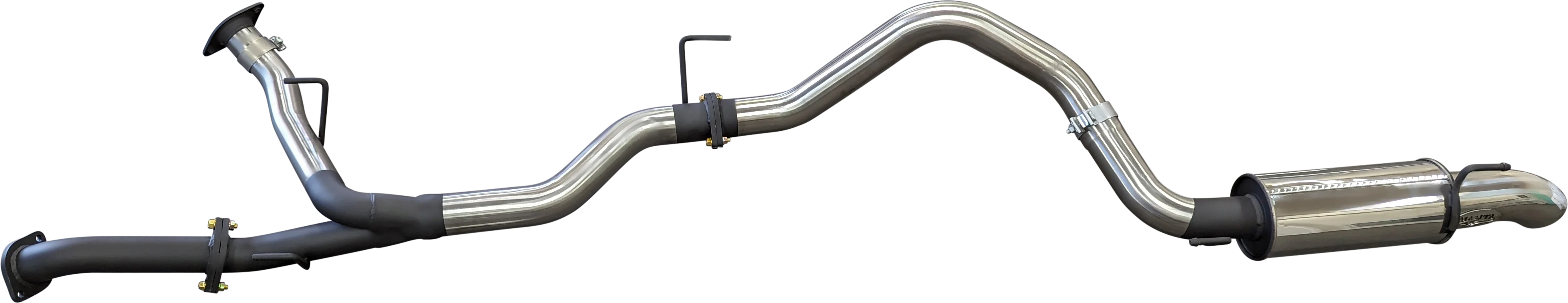 Manta | 2.5″ Dual DPF Back into 3″ Single with Rear Muffler & 4″ Tip | Toyota Landcruiser 200 VDJ200 4.5L V8 Diesel Wagon 2007–2021 - Image 8