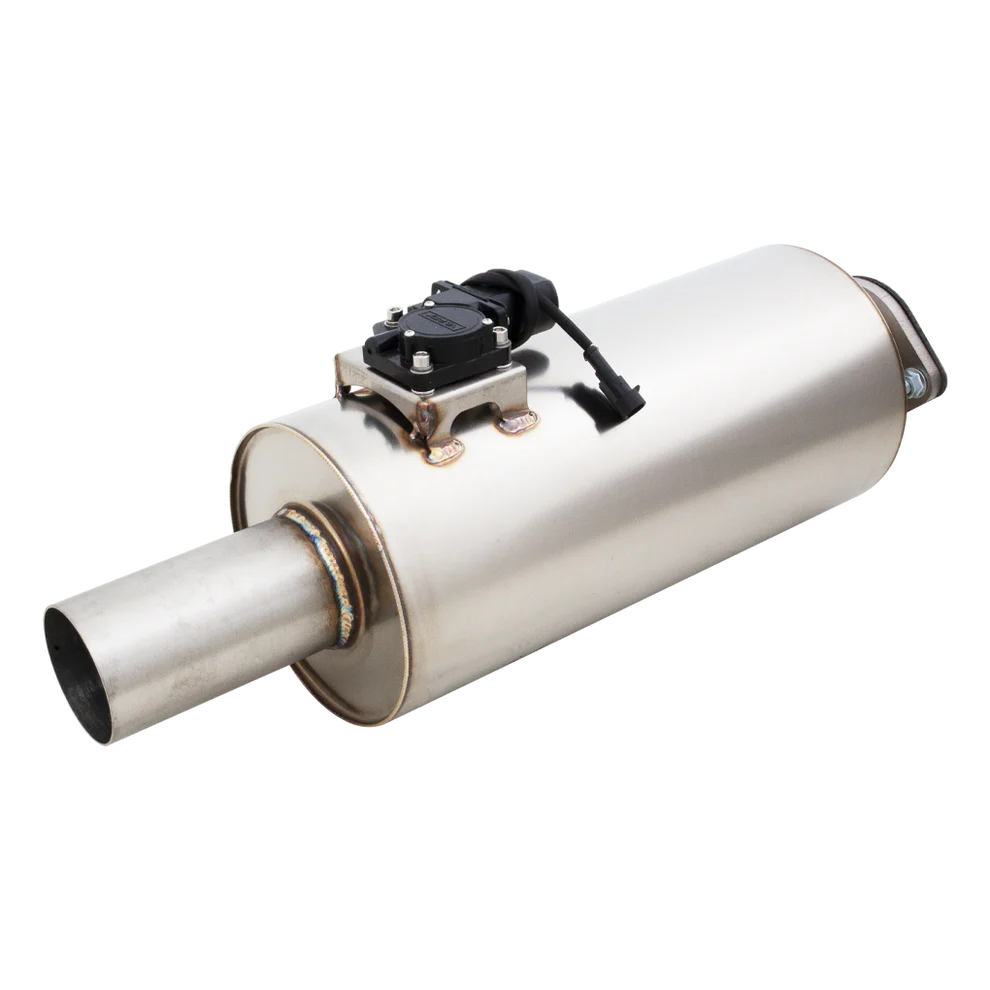 XForce | 2.5" Inlet Varex Universal Valved Muffler | 6.5" Round Body | VMK15-250