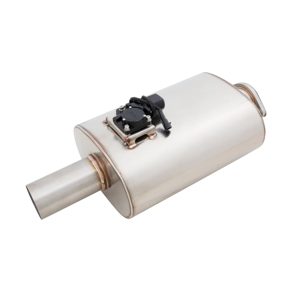 XForce | 3.5" In 3.5" Out Flanged Oval Varex Muffler | Universal Fitment | VMK11-350