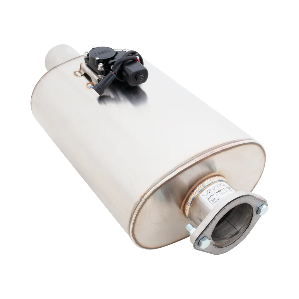 XForce | 3.5" In 3.5" Out Flanged Oval Varex Muffler | Universal Fitment | VMK11-350 - Image 3