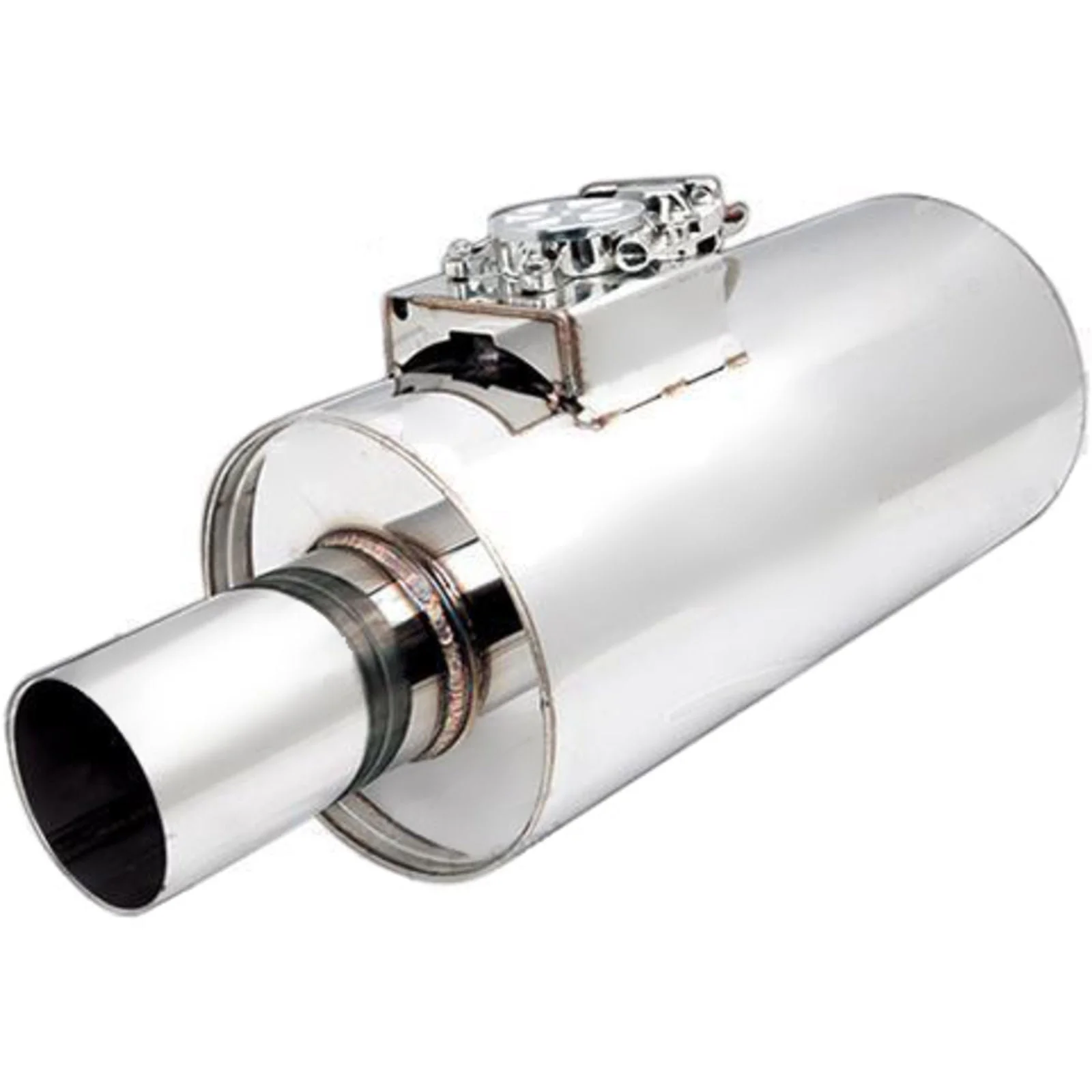 XForce | 3.5" In Flanged 7.5" Round Varex Muffler | Universal Fitment | VMK17-350