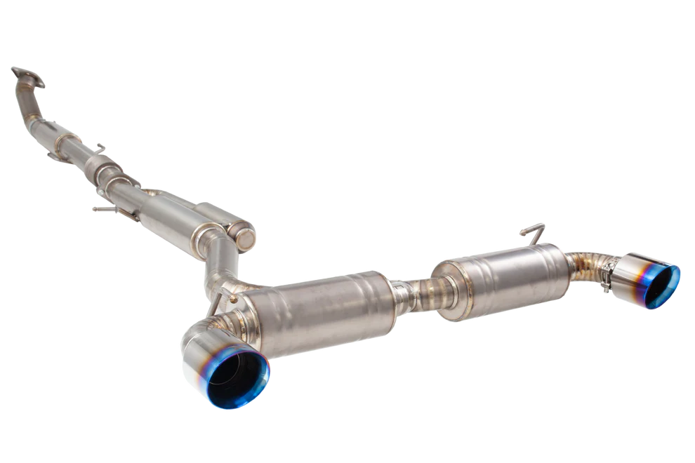 XForce | 3" Titanium Cat Back Exhaust Burnt Blue Tips | Toyota Yaris GR 2020–2026 | ETTY21BCS - Image 2
