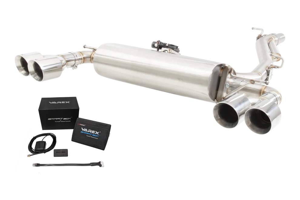 XForce | 3" Varex Valved Cat Back with SmartBox | Audi S3 Hatch 8V 8Y 2013–2026 | ESAS38YHVKSB