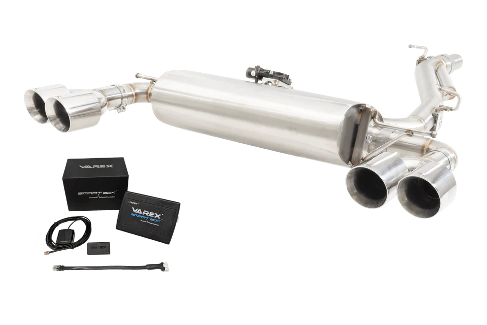XForce | 3" Varex Valved Cat Back with SmartBox | VW Golf R MK8 MK8.5 2021–2026 | ESVGR8HVKSB