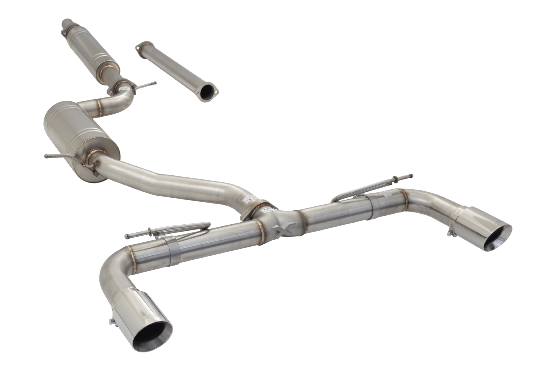 XForce | 3" 304 Stainless Cat-Back Exhaust | VW Golf TSI MK7 MK7.5 MK8 2013-2026 | ESVW01CS - Image 3