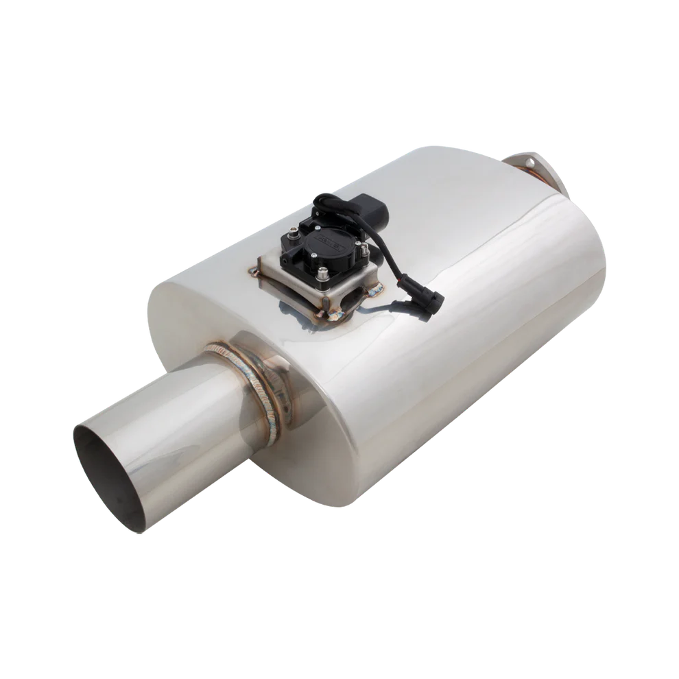 XForce | Varex Valved Oval Muffler 4" Inlet Flanged 16" Body | Universal Fitment | VMK18-400