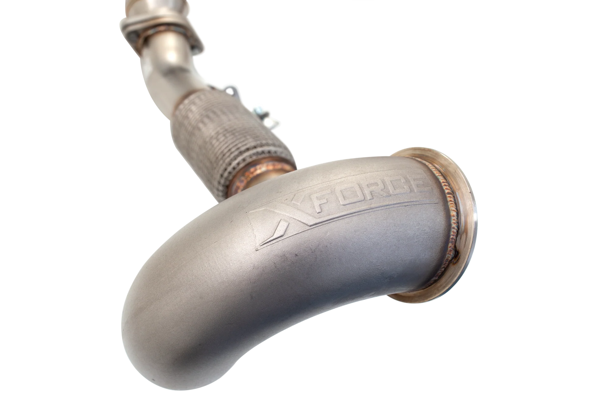XForce | Single 3" Downpipe High Flow Cat | VW Golf R MK7 Audi S3 8V 2013–2017 | ES-VW09-KITB - Image 4