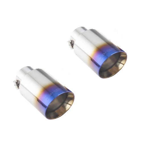 Xforce | 4" Burnt Blue Stainless Steel Exhaust Tip Kit | BMW F20 F21 M135i M140i 2011–2019 | ESBM1SBLUTIP