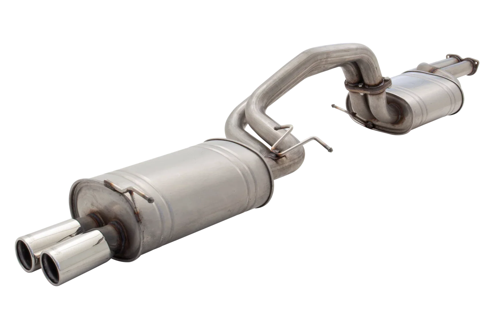 XForce | Twin 2.5" Cat Back Exhaust System | Ford Falcon BA BF V8 Sedan 2002–2008 | E4-F8-02-CBS
