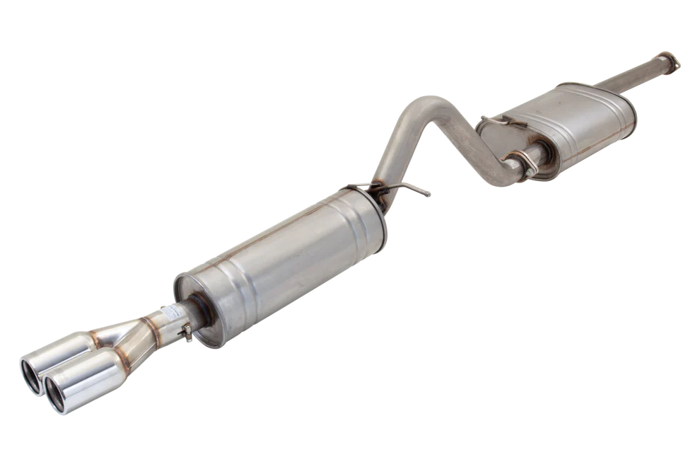 XForce | Single 2.5" Cat Back Exhaust dual Tips | Ford BA BF Falcon XR6 Ute 2002–2008 | E4-F11-02-CBS - Image 2
