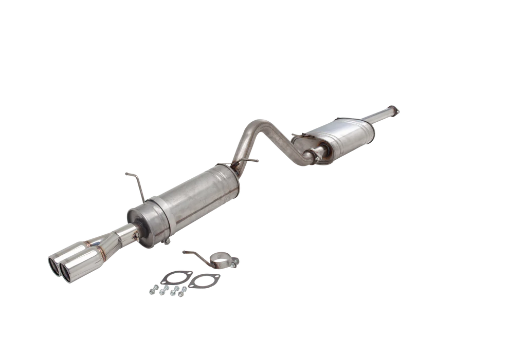 XForce | Single 2.5" Cat Back Exhaust dual Tips | Ford BA BF Falcon XR6 Ute 2002–2008 | E4-F11-02-CBS - Image 4