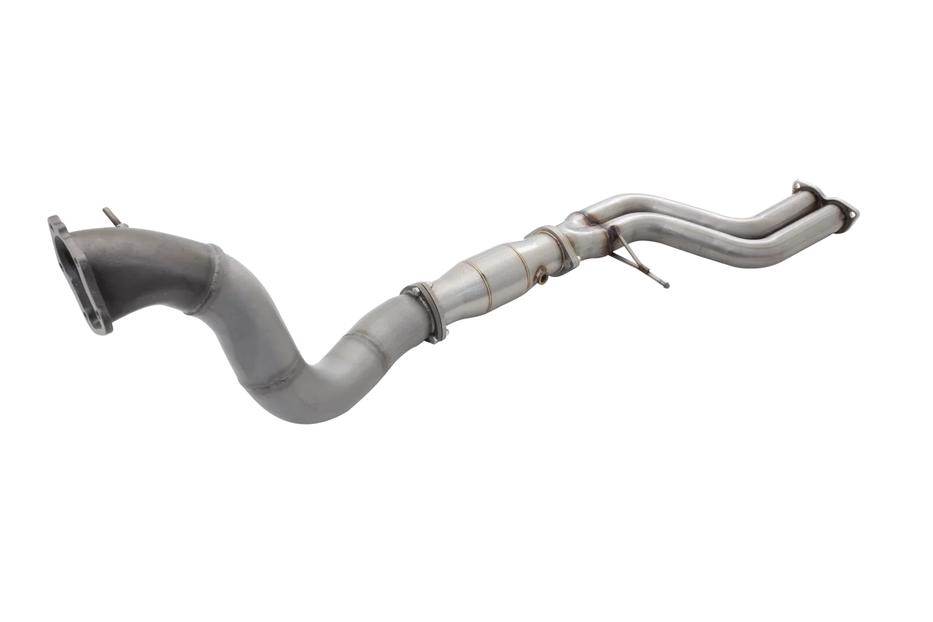 XForce | 4" Cast Dump Pipe & 3.5" High Flow Cat Kit | Ford Falcon BA BF XR6 Turbo 2002–2008 | E4-F6-DC - Image 2