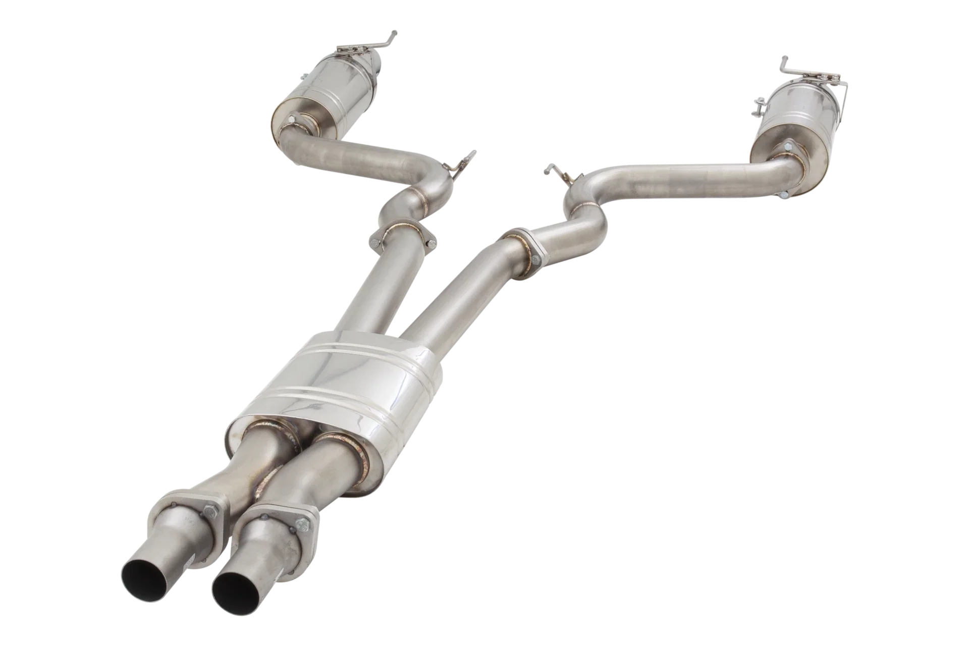 XForce | Twin 3" 304 Stainless Cat Back Exhaust | Ford S550 Mustang GT V8 2015–2017 | ES-FM15-CBS - Image 2