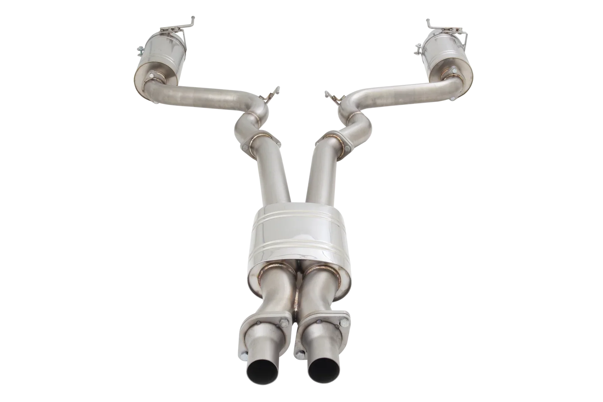 XForce | Twin 3" 304 Stainless Cat Back Exhaust | Ford S550 Mustang GT V8 2015–2017 | ES-FM15-CBS - Image 3