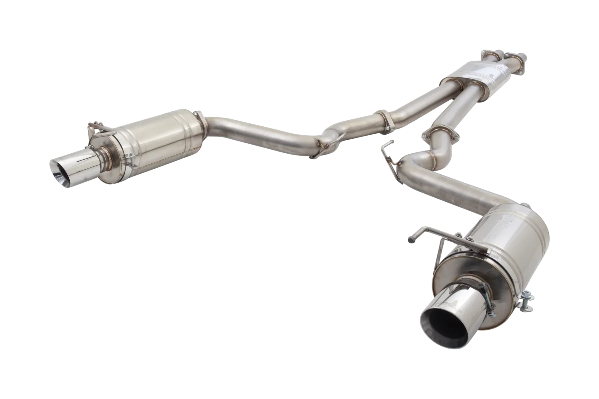 XForce | Twin 3" 304 Stainless Cat Back Exhaust | Ford S550 Mustang GT V8 2015–2017 | ES-FM15-CBS - Image 5