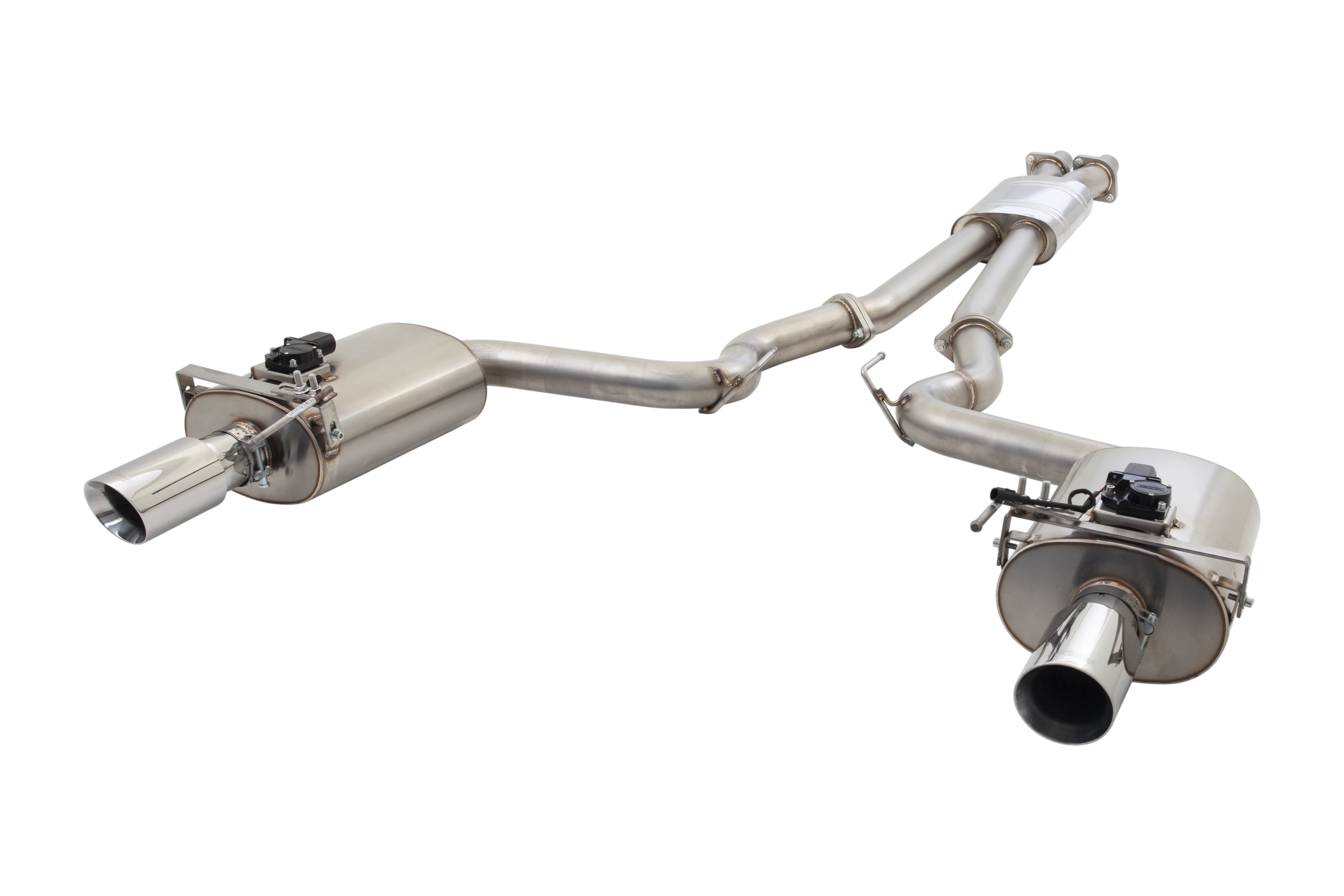 Xforce | 3" Varex Stainless Steel Cat Back Exhaust | Ford Mustang GT S550 V8 2015–2017 | ES-FM15-02VMK-CBS