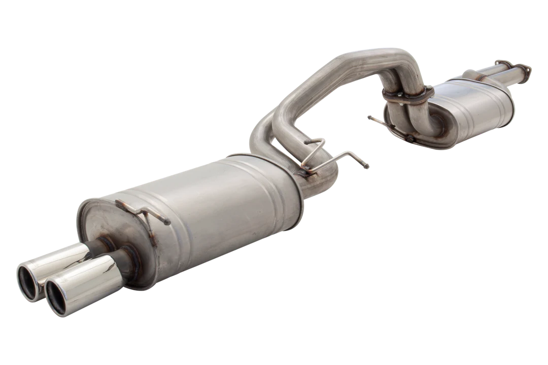XForce | Twin 2.5" Cat Back Exhaust System | Ford Falcon BA BF XR6 Turbo Sedan 2002–2008 | E4-F6-03-CBS