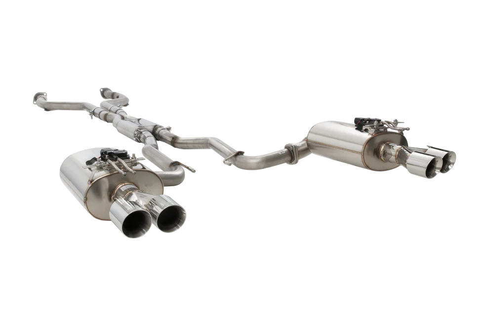 Xforce | Twin 2.5" Varex Valved Cat Back Exhaust | Holden VE VF Commodore V8 Ute 2007–2017 | E4-VF72UTE-VMKCBS