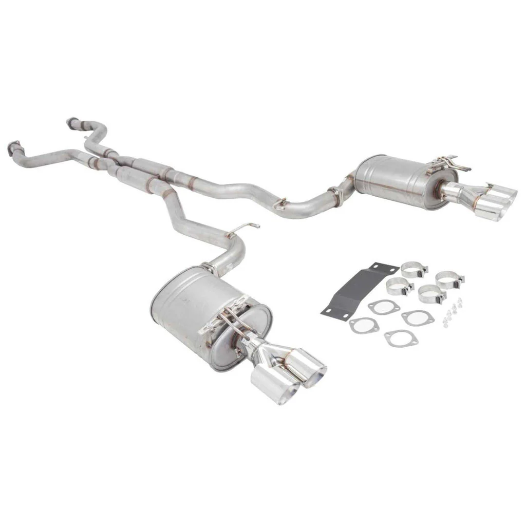 XForce | Twin 2.5" Cat Back Exhaust Quad Tips | Holden Commodore VE VF V8 2006–2017 | E4-VF72SED-CBS - Image 2