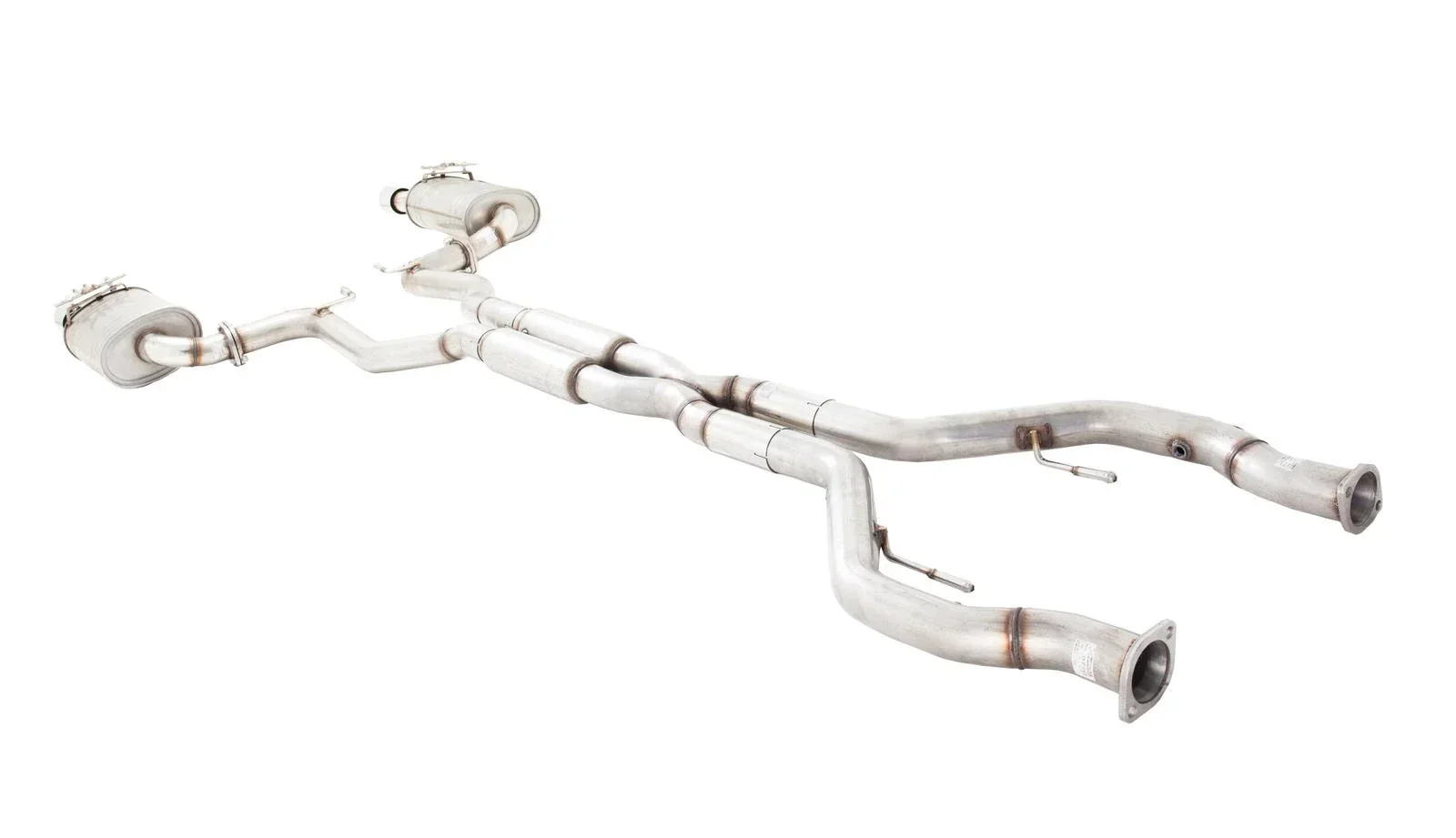 XForce | Twin 3" Cat Back Exhaust Quad Tips | Holden Commodore VE VF V8 2006–2017 | E4-VF73SED-CBS - Image 2