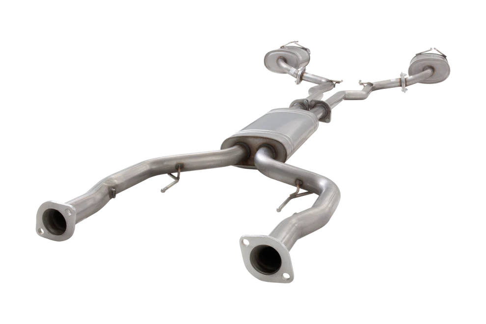 XForce | Twin 2.25" Cat Back Exhaust Quad Tips | Holden VE VF SV6 Calais V6 2006–2017 | E4-VE172-03-CBS - Image 2