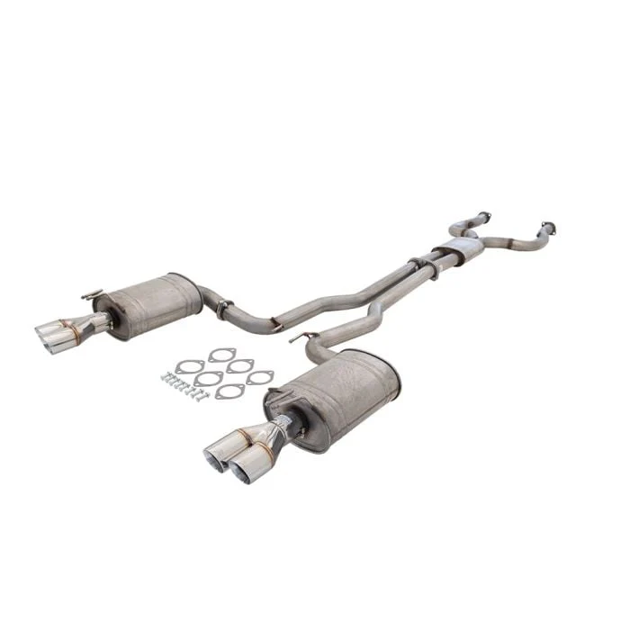 XForce | Twin 2.25" Cat Back Exhaust Quad Tips | Holden VE VF SV6 Ute 2007–2017 | E4-VE192-CBS