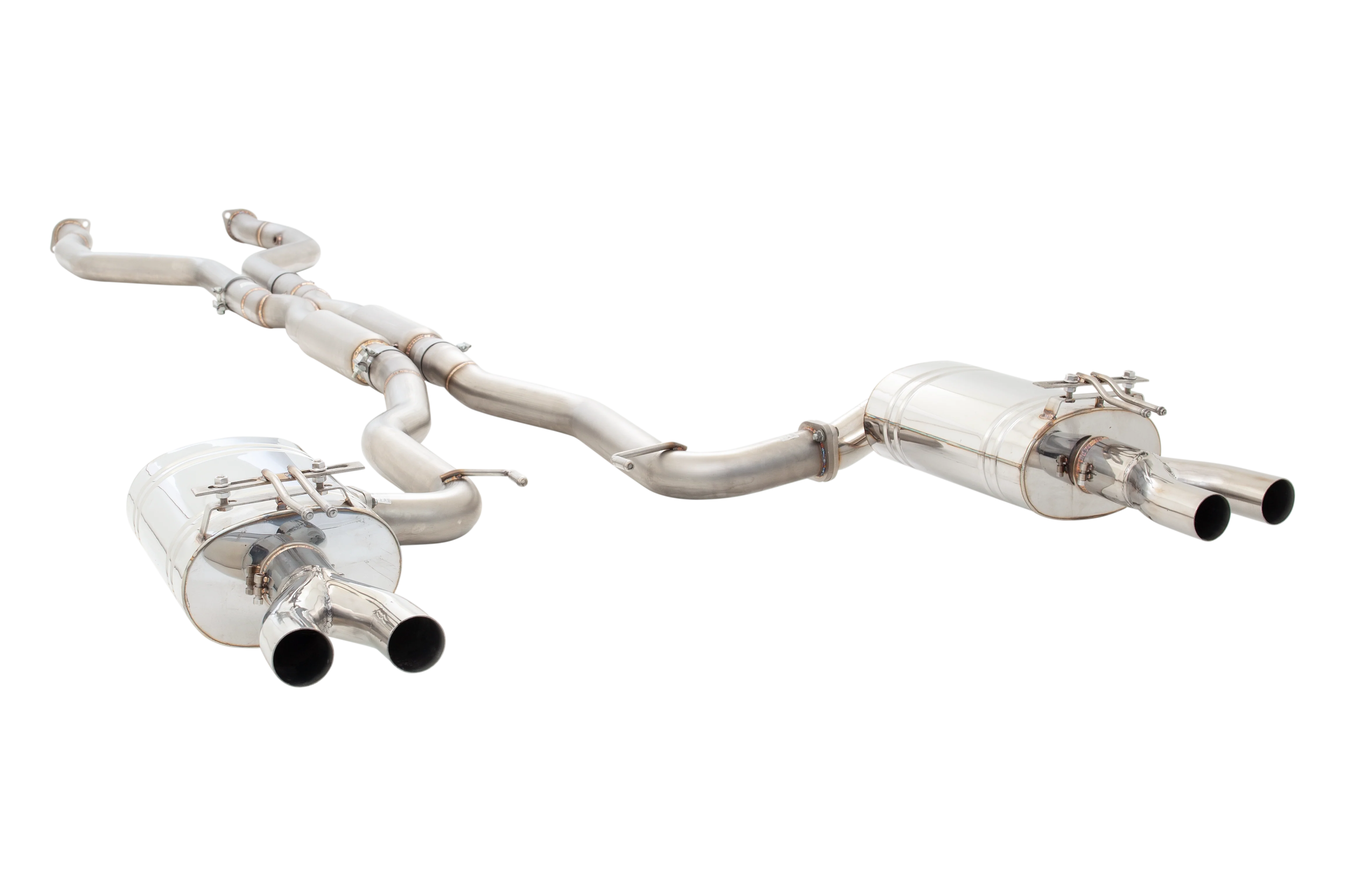 Xforce | Twin 3" Stainless Steel Cat Back Exhaust | HSV Gen-F & Gen-F2 Maloo 2013–2017 | ES-VF41-CBS