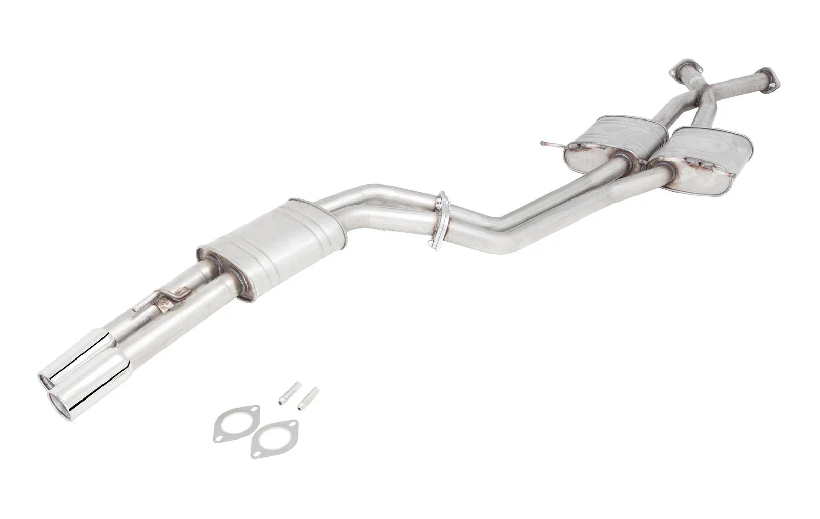 XForce | Twin 3" Cat-Back Exhaust System | Holden Monaro V8 LS1 2001–2006 | E4-HV23-CBS
